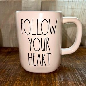 Rae Dunn Follow your Heart mug